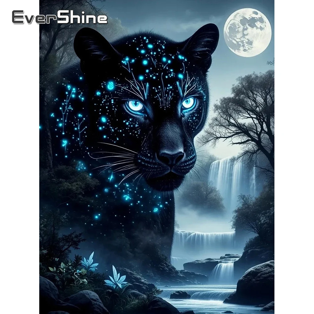 

Evershine Алмазная мозаика Медведь Полный дрель Картина Животное 5D DIY Стразы Набор Вышивка Водопад Украшение Дома