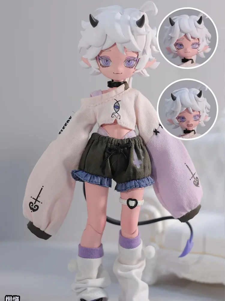 Genuine Devil'S Horns Bjd Blind Box 1/8BJD Movable Doll Ornament
