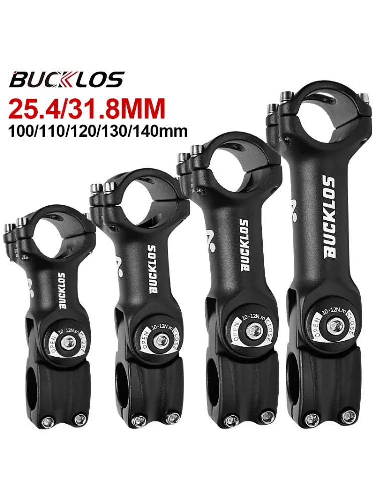 AliExpress BUCKLOS Bike Stem Adjustable MTB BMX Handlebar Table CNC Durable Bicycle Handle Bar Power Stems Aluminum Alloy Cycling Bike Part