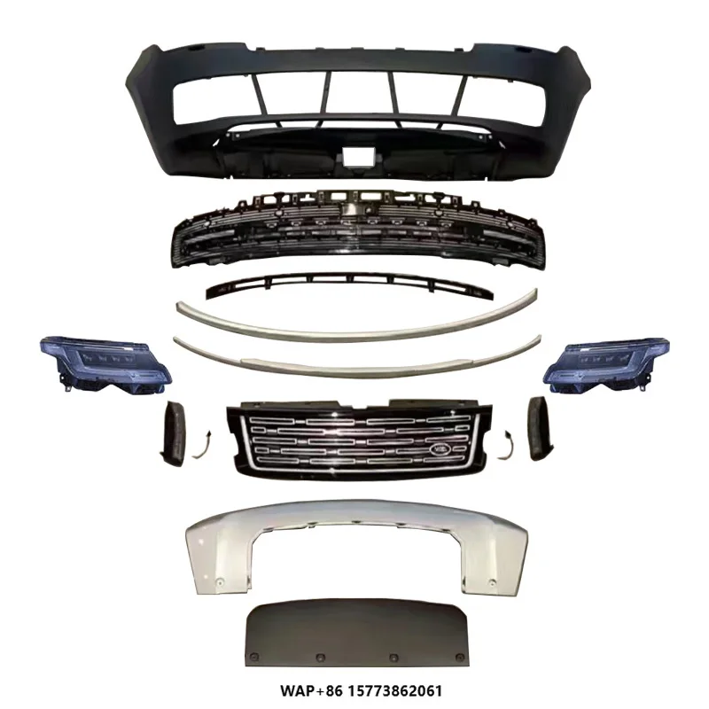 

Upgrade 2023 Range Rover Bodykit Car Modification Front Bumper Assembly Grille Grille for RR 2018-2022