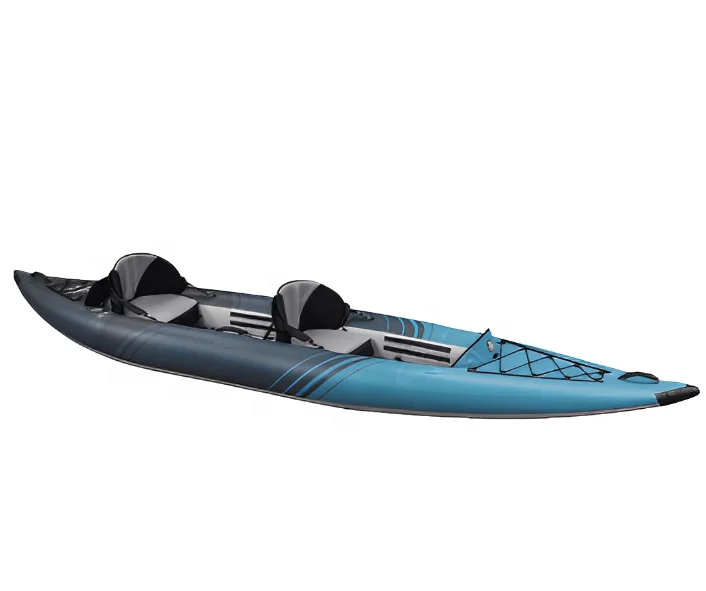 Custom New Design Inflatable Kayak Rubber Boat Fishing Touring Rowing Sightseeing Portable Water Sport Canoe Boat