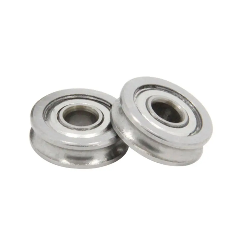 U-Groove Bearings U604ZZ 4x13x4mm Wheel For 3D Printer Idler Belt Pulleys Guide Rail 604UU Extruder Parts