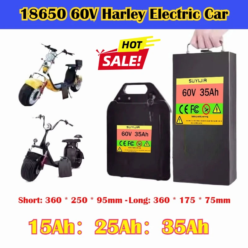 

60V 35Ahfor HarleyCitycoco Electric Vehicle Lithium Battery for Harley Two Wheel Foldable Citycoco Electric Scooter Free Charger