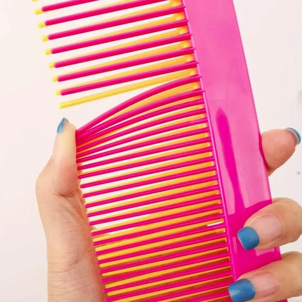 Jumbo Size Extra-large Comb Straight Hair Plastic Funny Giant Comb Fast Blow Drying Hair Detangling Comb Children's
