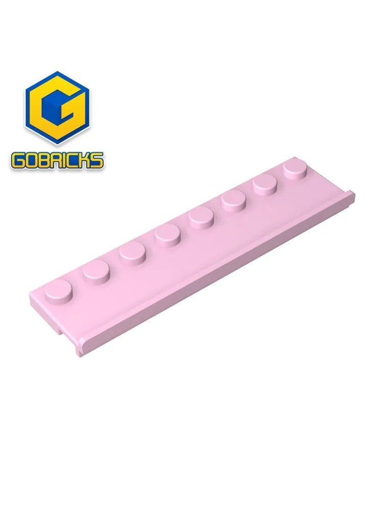 Gobricks GDS-747 Plate Special 2 x 8 mit Türschiene, kompatibel mit Lego 30586 Kinder-DIY-Bausteinen, technisch