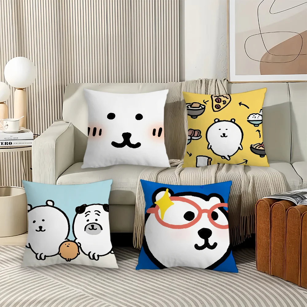 

Cartoon cute J-Joke B-Bear Pillow Case Office Cushions Suitable For Sofa Car Bedroom Decorative Cushion Cover