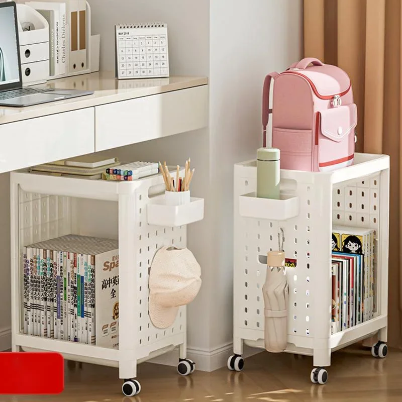 

Multi-functional Movable Floor Book Organizer Children Table Bag Storage Rack Simple Kitchen Fruit And Vegetable Shelf