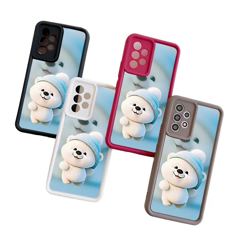 Cute Bear Phone Case for POCO F5 M3 X3 X4 X5 GT Pro for Xiaomi 11 LITE 5G NE All-inclusive Anti-drop Soft Cover Coupe