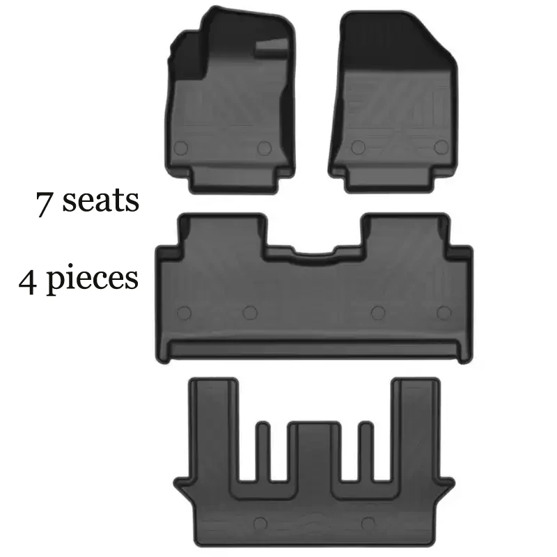For Geely Okavango I 2024 Specialized Car Trunk mat TPO Trunk Cargo Liner Floor Mat-All Weather Protection Carpet Accessories