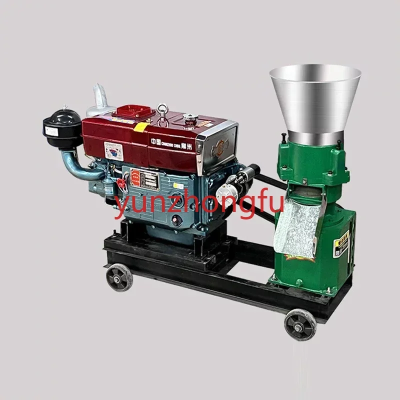 150-300kg/h Diesel  pellet machine Feed pellet making machine Feed pellet forming machine Chicken, duck and goose