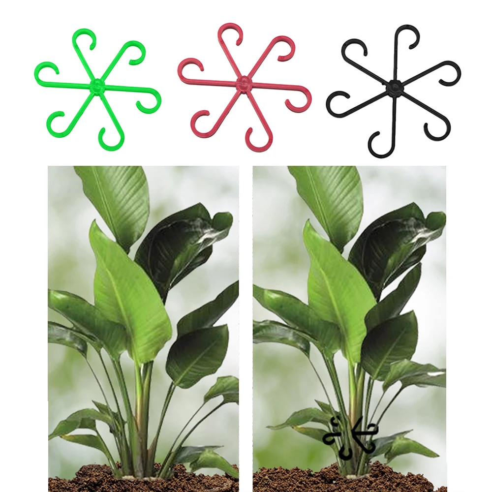4pcs/set Plant Anti-Toppling Support Pole Green Plant Bamboo Support Fixator Flower Hydroponic Tree Branch Fixation Garden Acces
