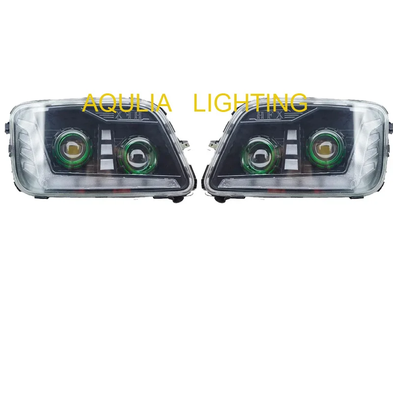 

1 Pair LED Head Lamp Fit For Benz Actros Mp3 Truck HeadLight 9438202161 9438202061