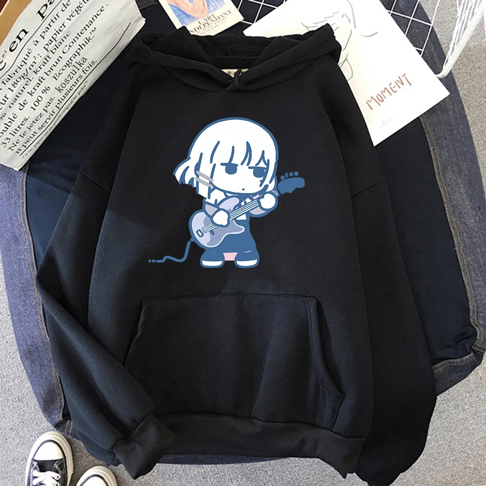 Bocchi The Rock Ryo Yamada Hoodie Women Aesthetic Anime Manga Hoodies Unisex Autumn Winter Cartoon Pullovers Sweatshirts Korea