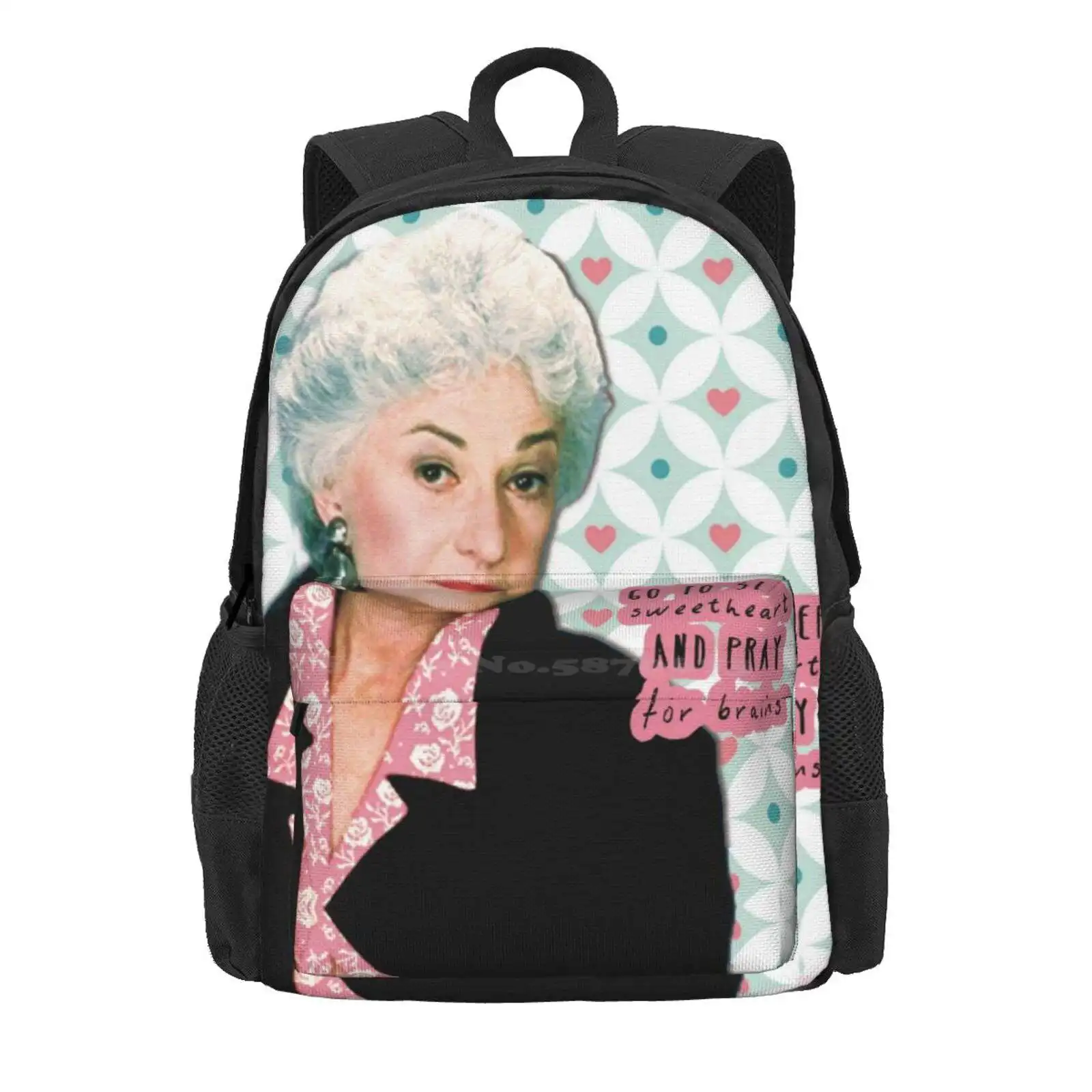 Dorothy Zbornak 2 Hot Sale Schoolbag Backpack Fashion Bags Dorothy Zbornak Golden Girls Condoms 80S 90S Sitcom Tv Miami Usa