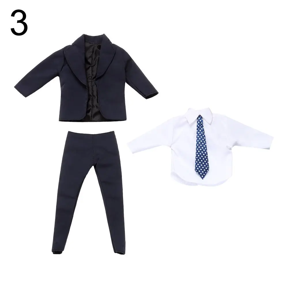 

11 Set Daily Wear 1/6 Male Doll Clothes 6 Styles Handsome Wedding Party Suit Accessories Casual Suit Shirt Pants 30cm Doll