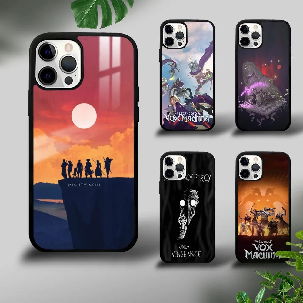 Cartoon L-Legend V-Vox Machina Phone Case For iPhone 16 15 14 13 12 11 Pro Xs Max Mini Plus Celulares Hard Funda Dropshipping