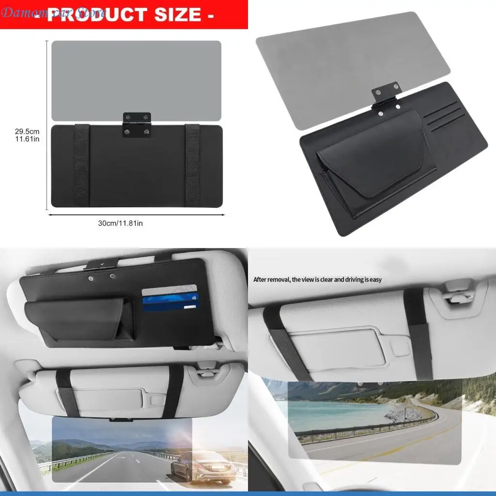 A2UC Polarized Anti Reflection Sun Shade Extension For Vehicles With Quick Assembly And Stable Fit