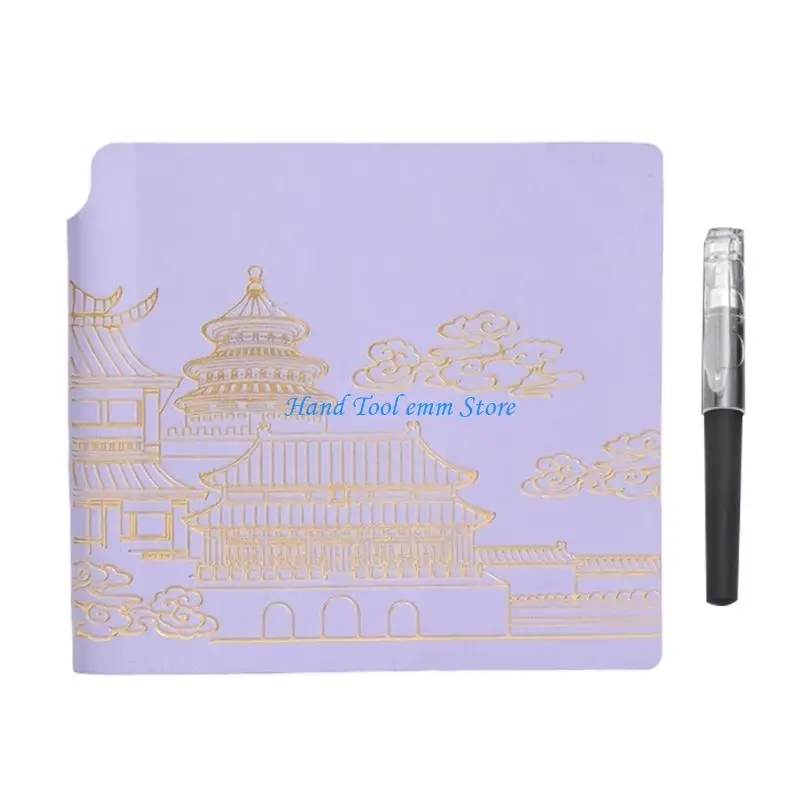 H37F Light Weight 100g Miniature Notebook Pocket Journal Notebook With Thick 2mm PU Leather Cover For Easy Carrying