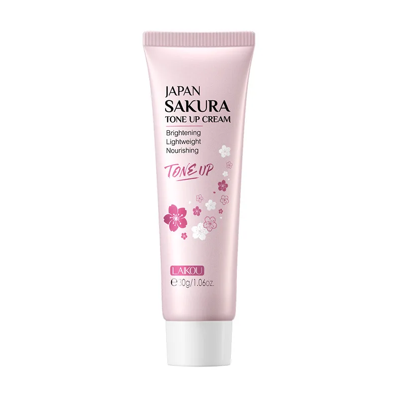 Crema correctora BB para mujer, Base de maquillaje, control de aceite, Cosméticos hidratantes de larga duración, impermeable, a prueba de sudor, crema de tono Sakura