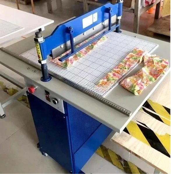 Electric Fabric Swatch Cutter, Textile Curtain Apparel Cloth Strip Sample Cutting Machine