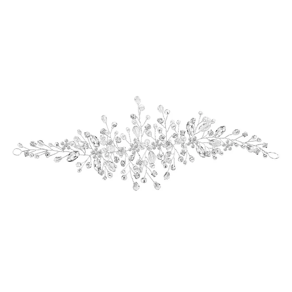 

Princess Crystal Headband Bride Headbands Dressy Zinc Alloy Headpiece for Women Wedding