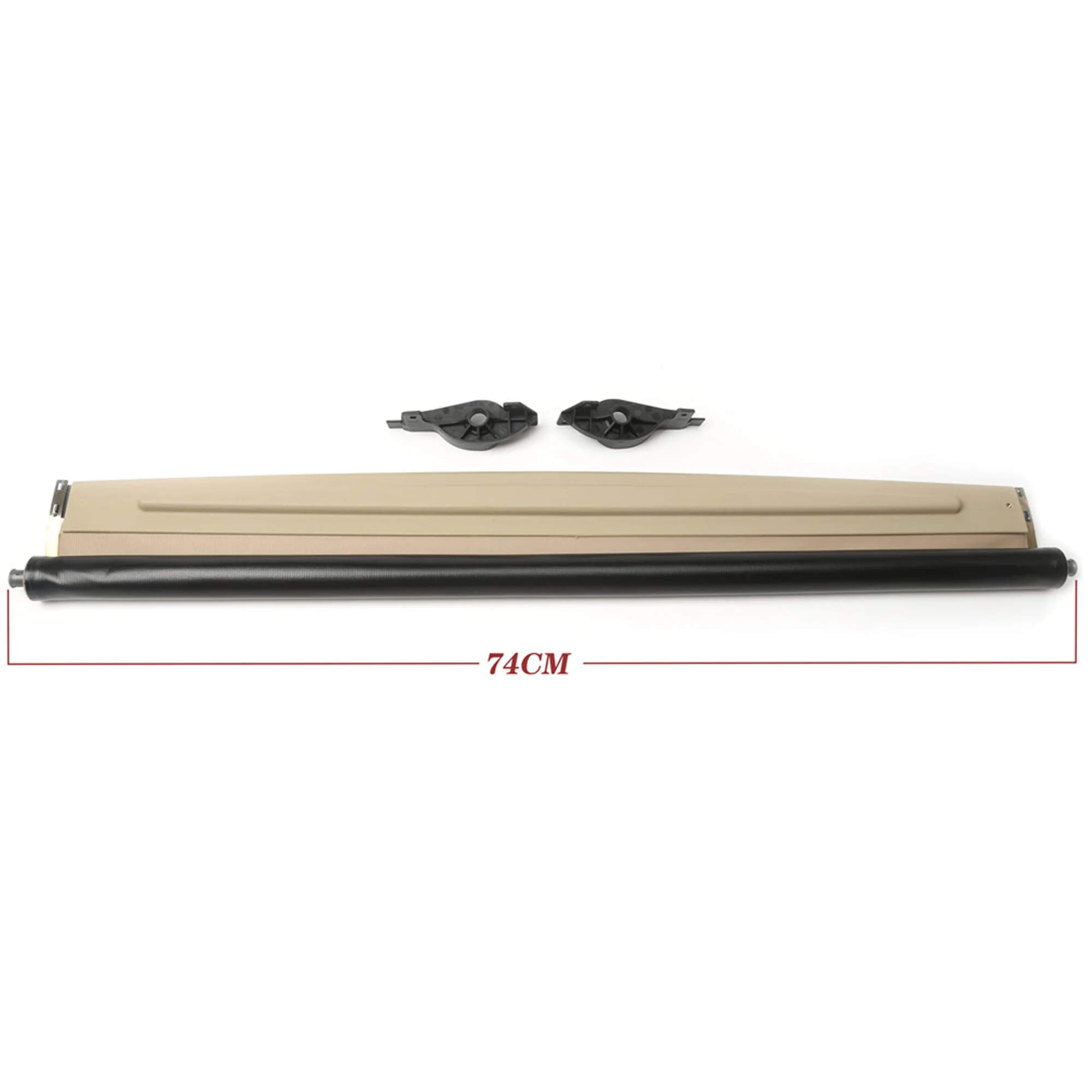 23135938 Beige PVC Thickened Version Sunroof Roller Shutter Assembly Sunshade Curtain Blind for Buick LaCrosse 2010-16 2.4L 3.6L