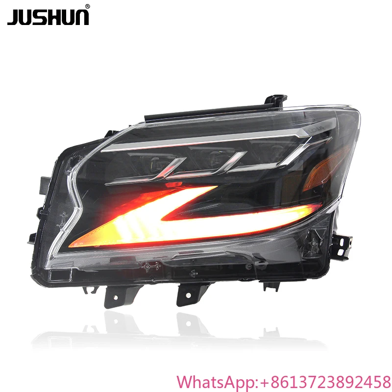

JUSHUN High Quality LED Headlight Upgrade Front Headlamp DRL for lexus GX400 GX460 2014-2020