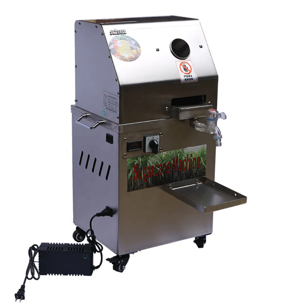 espremedor de cana comercial elétrico com bateria ou