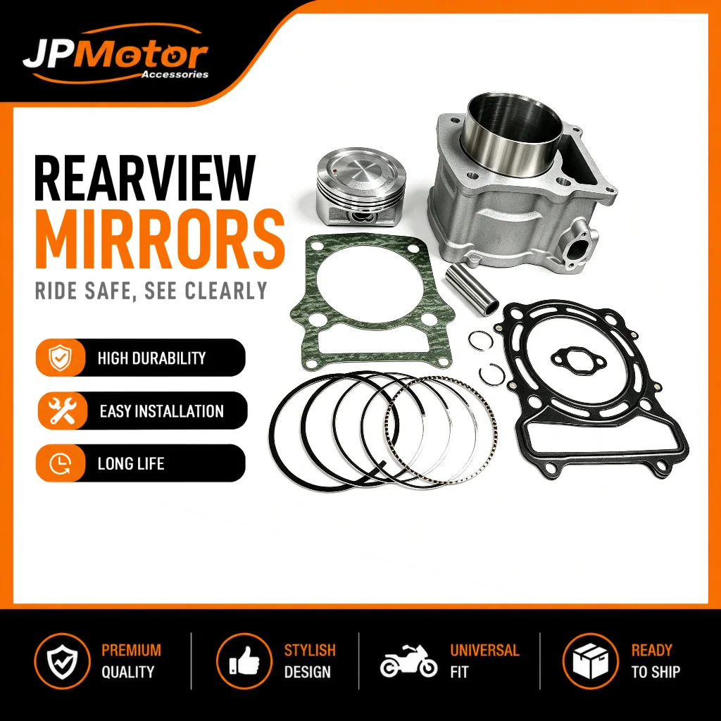 Universal ATV UTV 550 Cylinder Piston Kit, High Performance Top End Rebuild for 550cc Engine