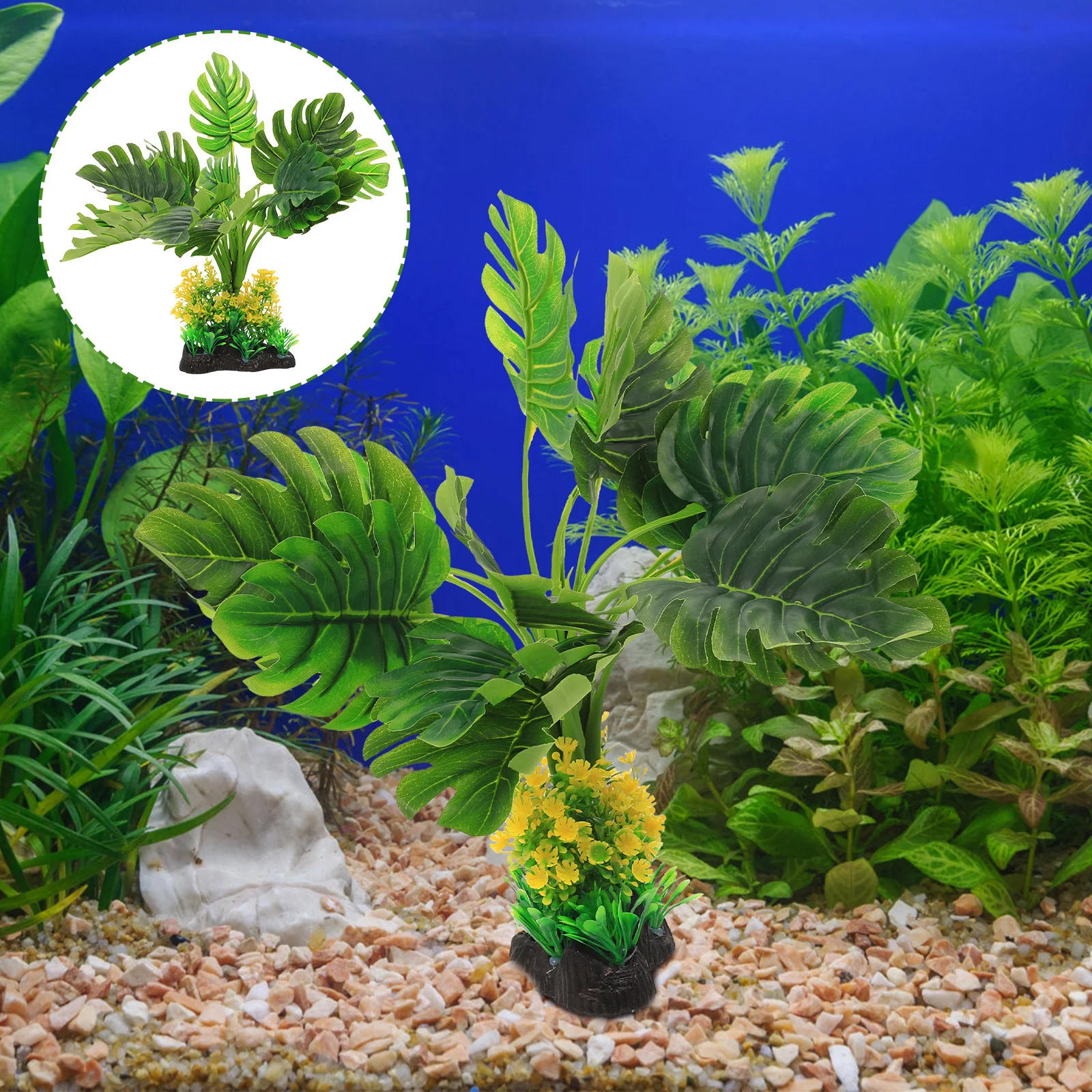 

Simulation Water Grass Green Aquarium Plant Artificial Decor Fish Tank Accessory Safe Durable Non Fading Aquatic Ornament