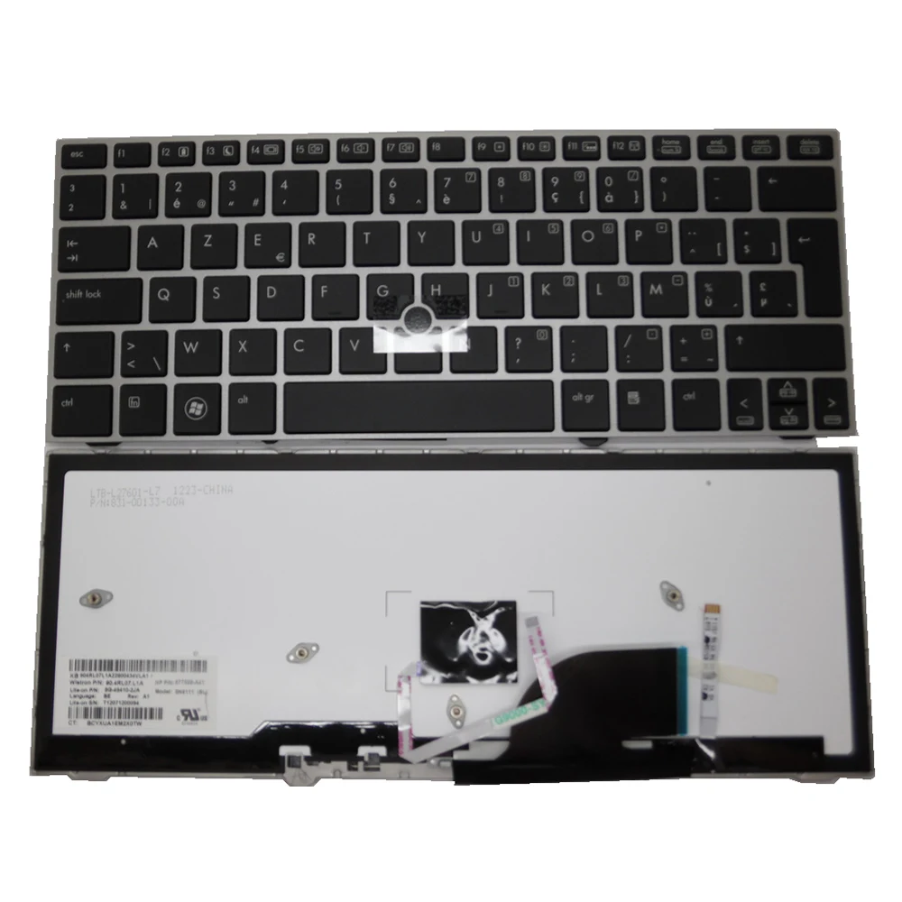 

Laptop Keyboard For HP EliteBook 2170P with Backlit 693363-A41 693363-271 SG-49410-2JA Belgium BE