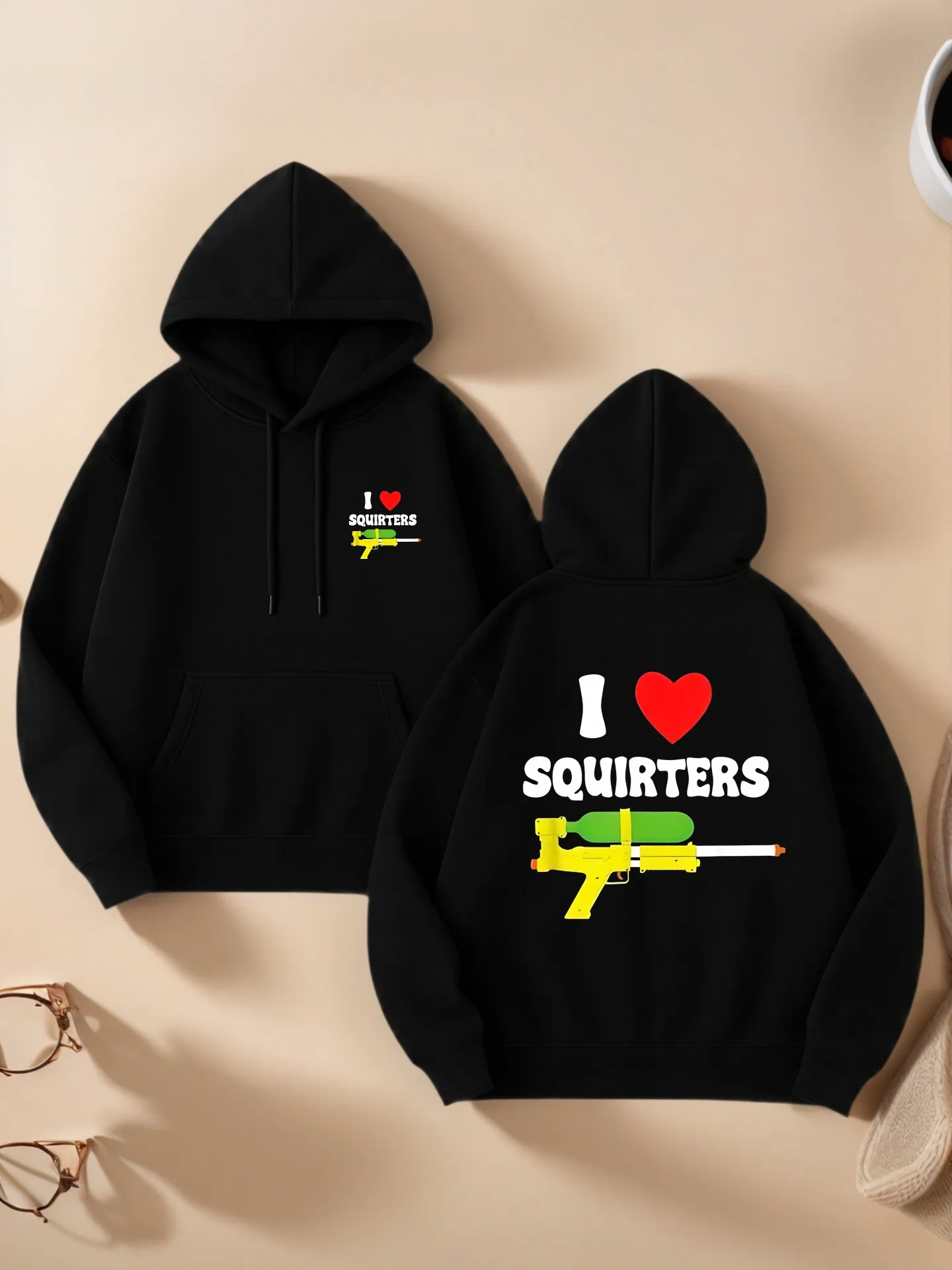 

Женская толстовка с рисунком, принт «Я люблю белка», повседневный эстетичный дизайн, удобная ткань, повседневная повседневная одежда для молодых мужчин