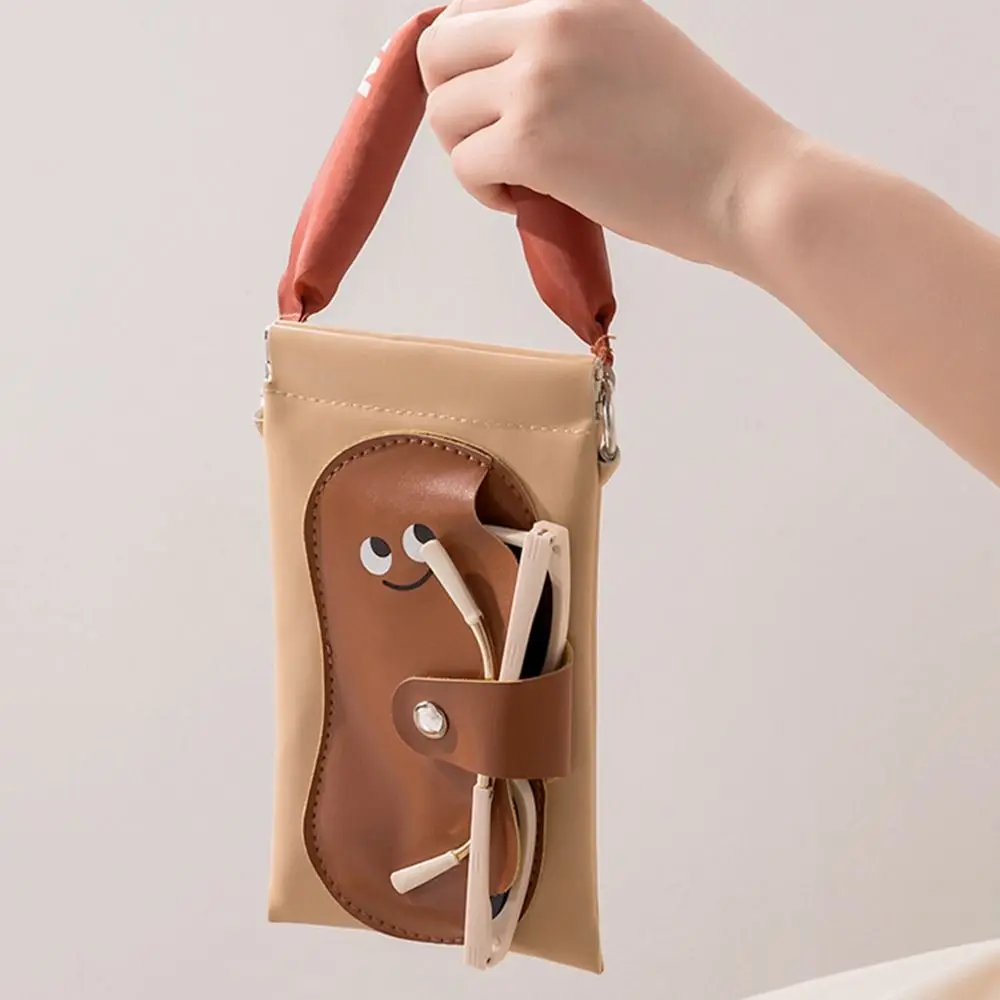 

Gift 2 in 1 Mobile Phone Bag Portable Creative Eyeglasses Storage Bag Waterproof Reusable Sun Glasses Protection Box Kids
