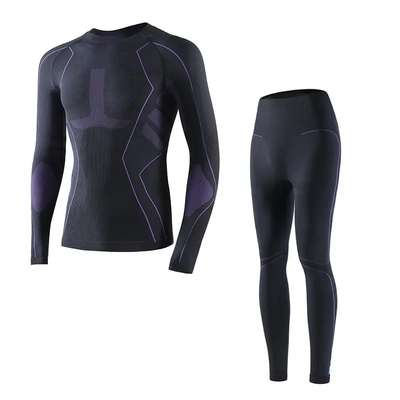 

Winter Compression Men Ski Baselayer Set Professional Quick Dry Thermal Women Underwear Warm Base Layer for Men