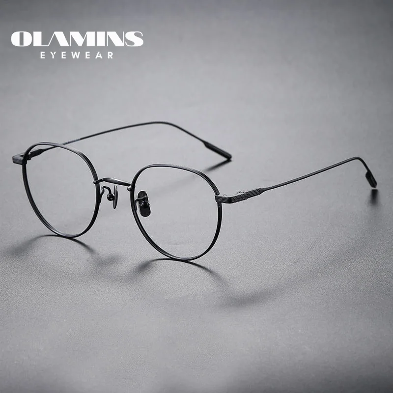 

OLAMINS​ Retro Eyeglasses Frame Glasses Male Women Optical Blue Ray Blocking Spectacles 80807