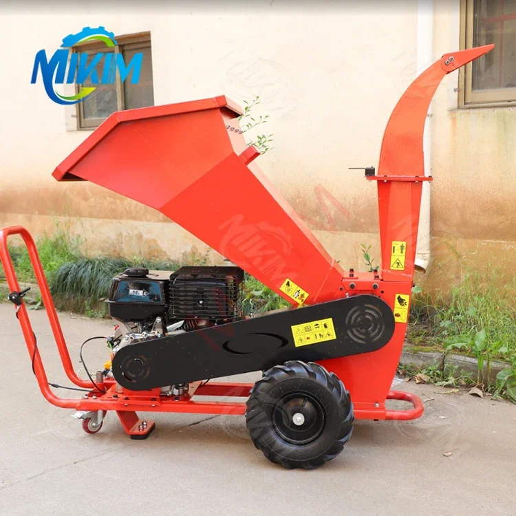 Wood chipper  mobile wood crusher wood chipper machine shredder tree branch