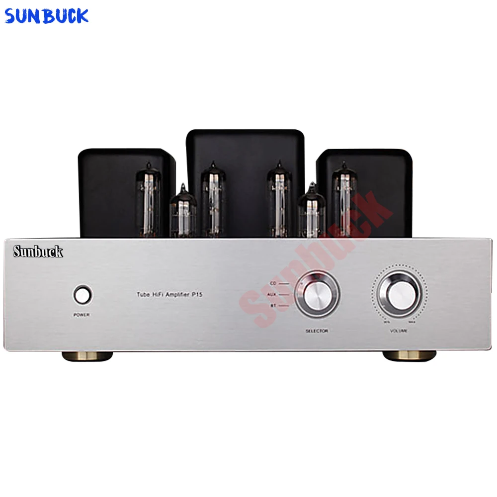 High-Fidelity-Bluetooth 12 W + 12 W 6P15 6H1N reiner Röhren-Push-Pull 2.0-Röhrenverstärker