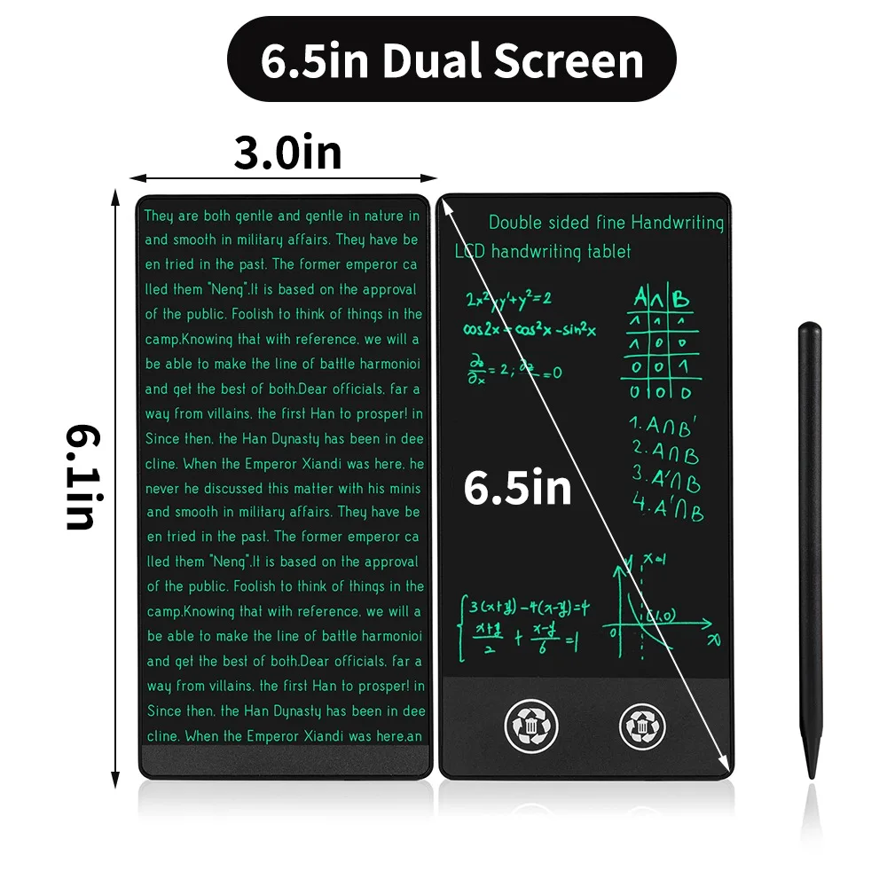 Full Screen LCD Writing Tablet Lightweight Superfine Handwriting Digital Notepad Pocket Design Electronic Drawing Board Meeting