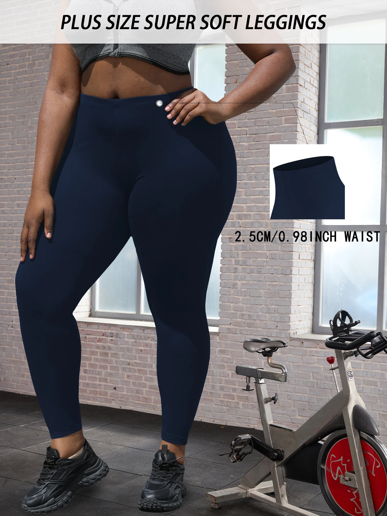 

Plus Size Super Soft Sport Leggings For Women No See Through Workout Running Yoga Athletic Leggings RUNNING