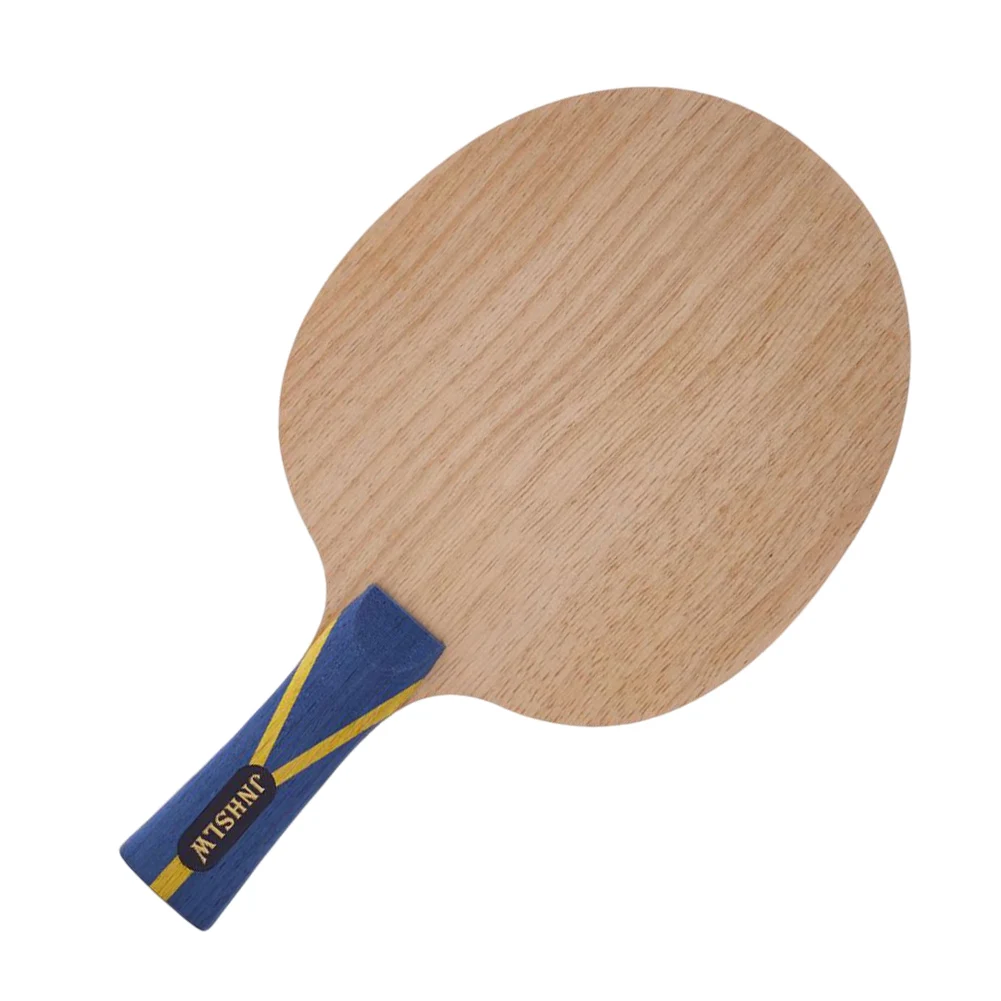 1pc Table Tennis Blade Table Tennis Racket Bottom Plate Table Tennis Bat Paddle Non-slip Long Handle 5 Ply Solid Wood Base