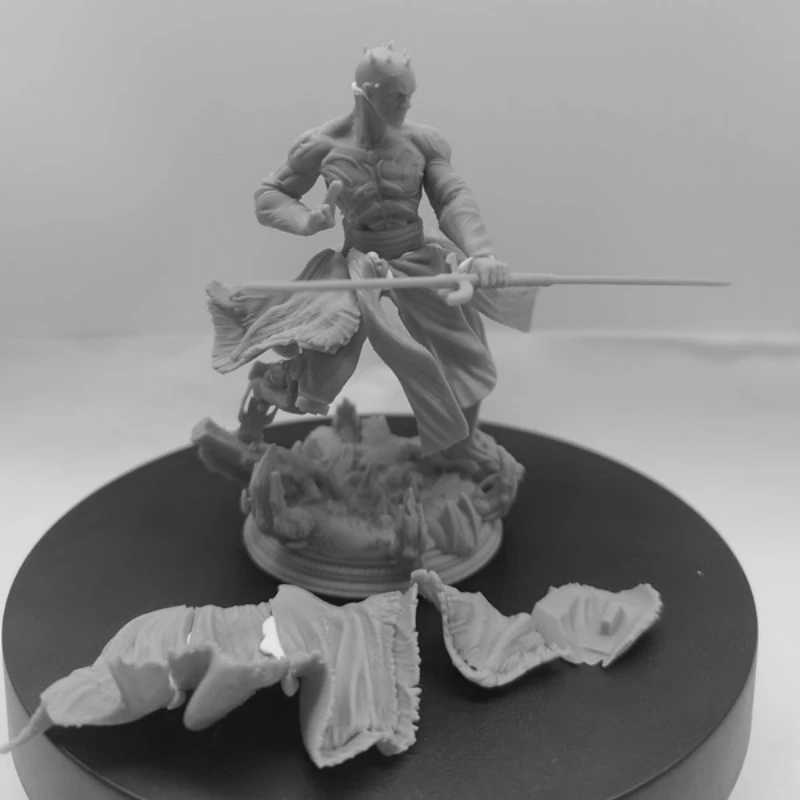 Figura in resina in scala 1/24 75mm ruolo pericoloso assemblare modello kit giocattolo statua 3D smontato e non verniciato