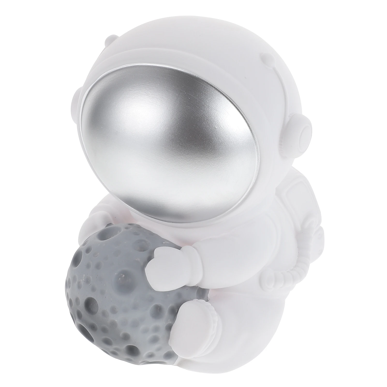 Astronaut Shape Piggy Bank Large Capacity Premium Material Cute Saving Bank For Kids Decorative Desktop Ornament Household