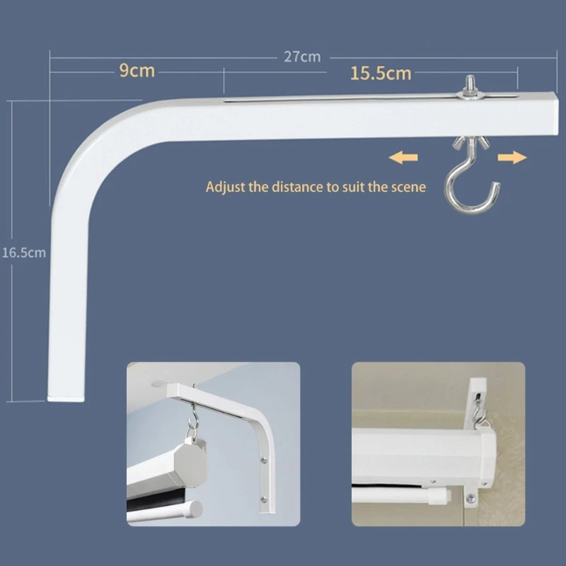 Projektor-Leinwand-Decken-L-Halterungen für eine sichere Wand- und Deckenmontage