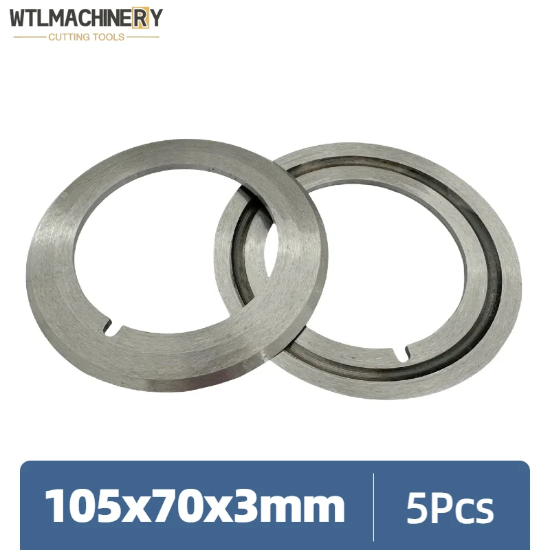 

5 шт. перемотка круглое лезвие 9Crsi 105x70x3 мм продольное лезвие 3 слоя Kinfe Edge