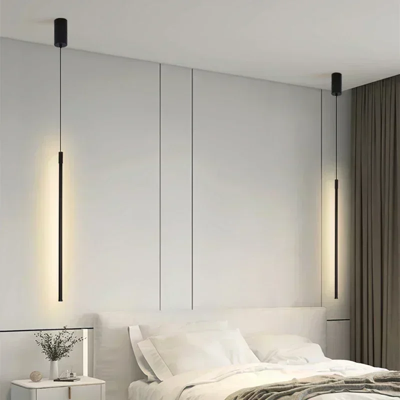 Modern LED Ceiling Pendant Lights for Bedroom Bedside Hanging Lamp Background Chandeliers Home Decor Lighting Fixtures Luster