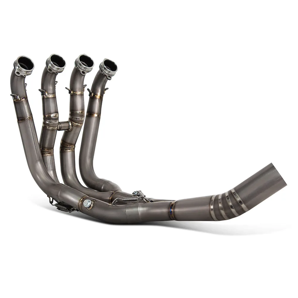 Motorcycle Exhaust Modify For BMW S1000RR 2010-2018 S1000R 2014-2020 Escape Titanium Front Link Pipe 60MM Racing Header Tube Kit