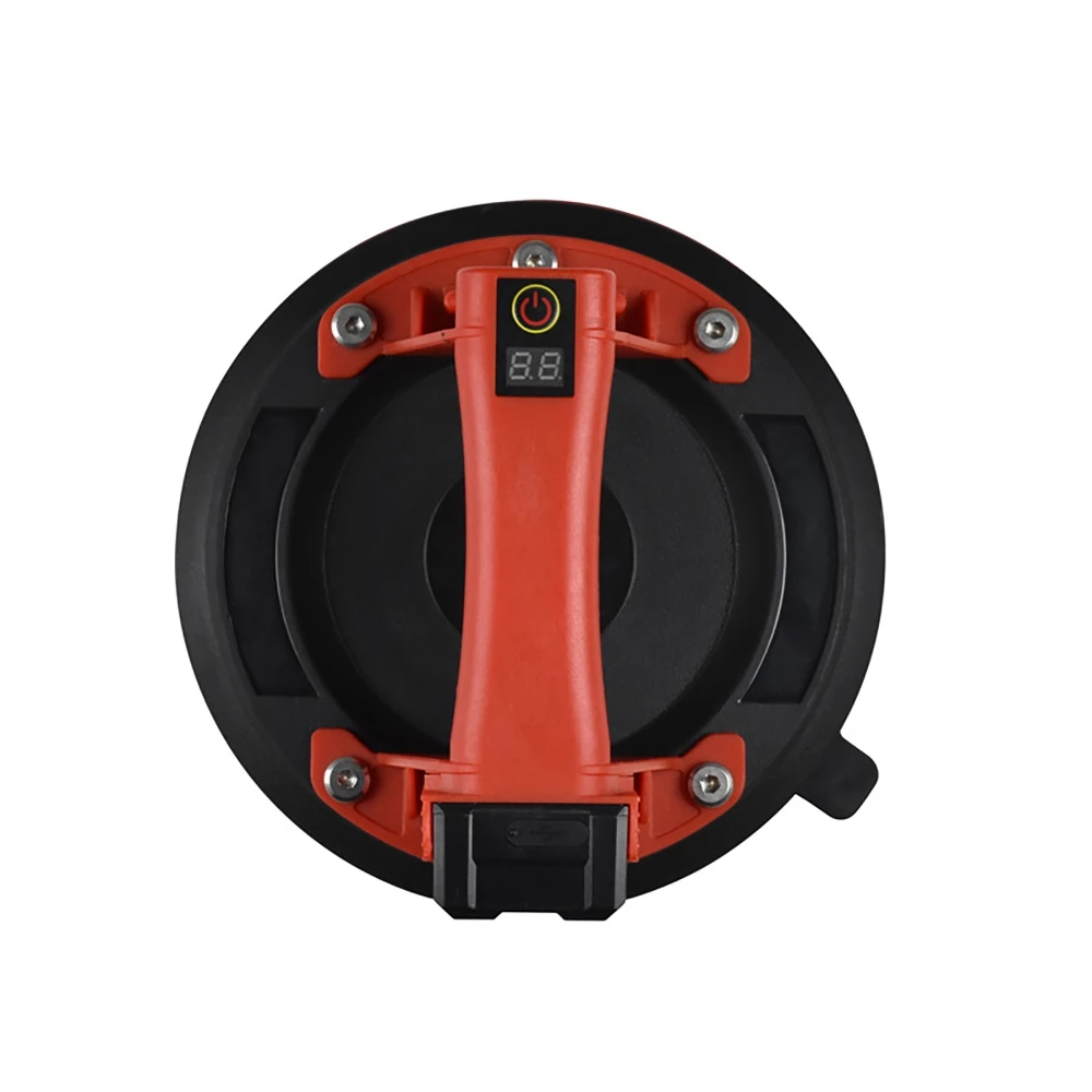 8 Inch Electric Vacuum Suction Cup Strong 200kg Bearing Capacity Industrial Sucker with Air Pump 2400mAh Type-C Charge