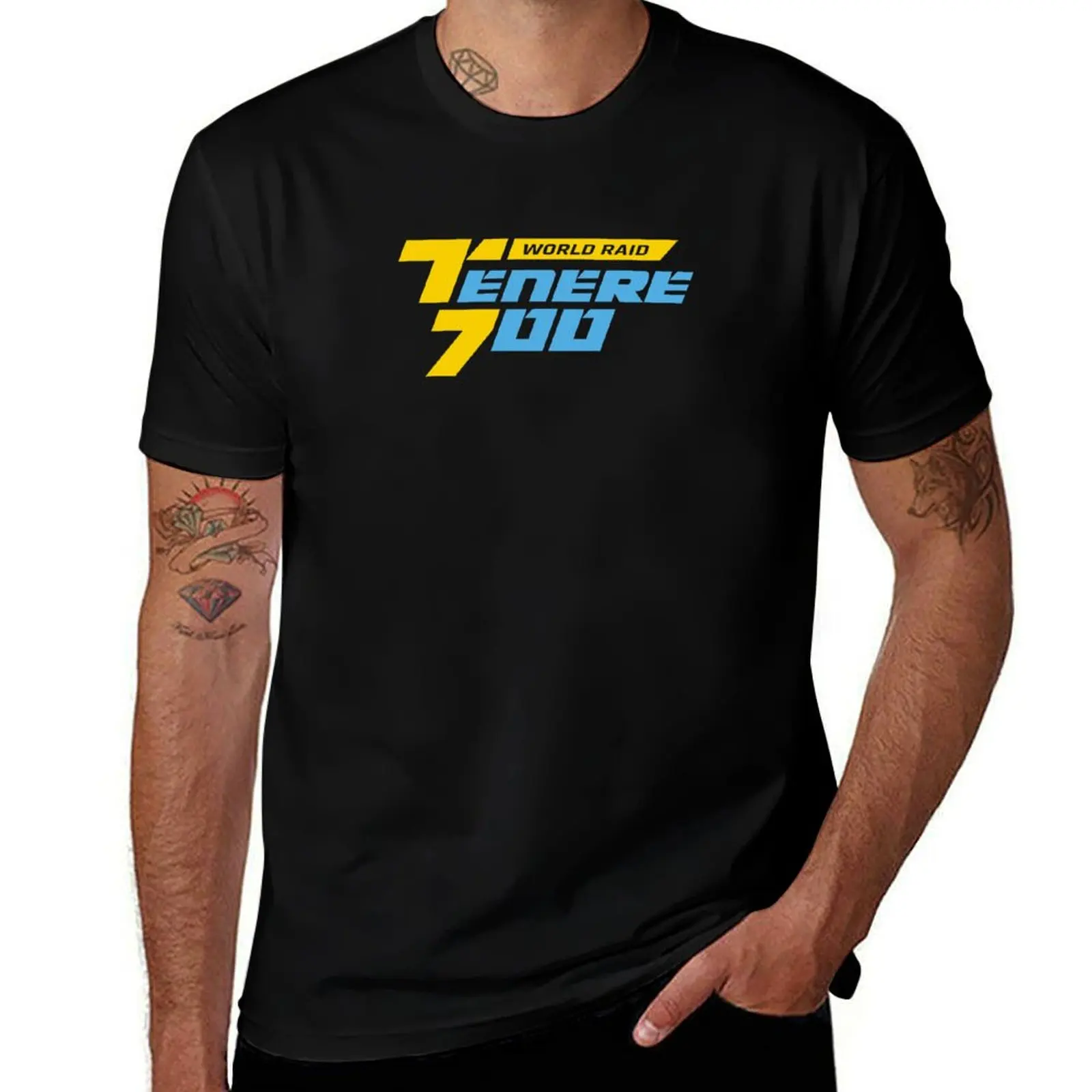 

Yamaha Tenere 700 Logo Yellow-Blue Rally Raid WR T-Shirt anime tshirt hippie clothes summer 2025 oversized t shirt men