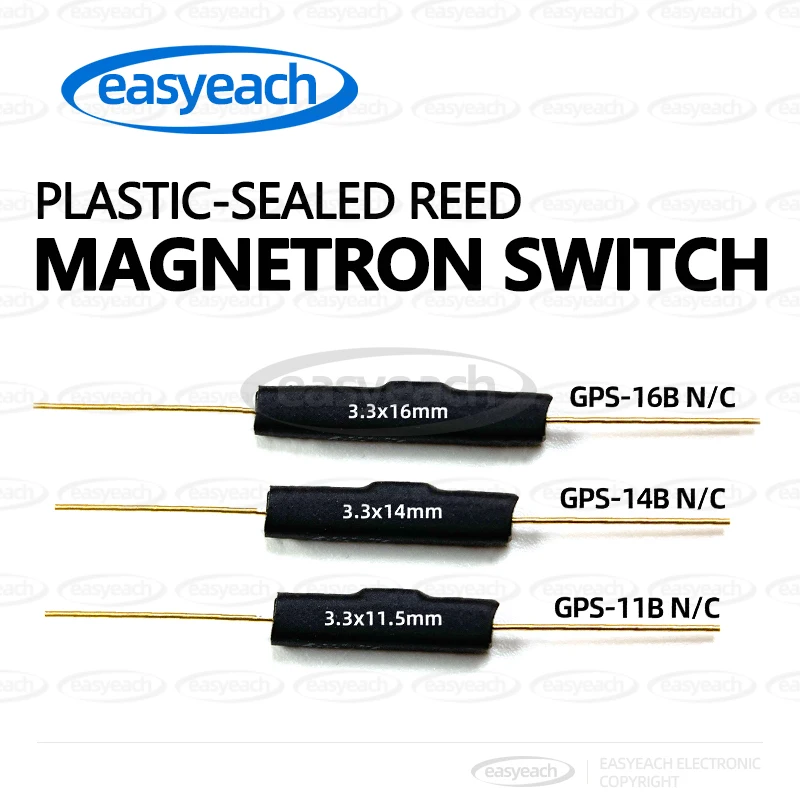 High quality GPS-11B GPS-14B normally closed NC 3.3*14MM GPS-16B 0.5A 10W 100V dry Reed switch Magnetron Induction Sensor