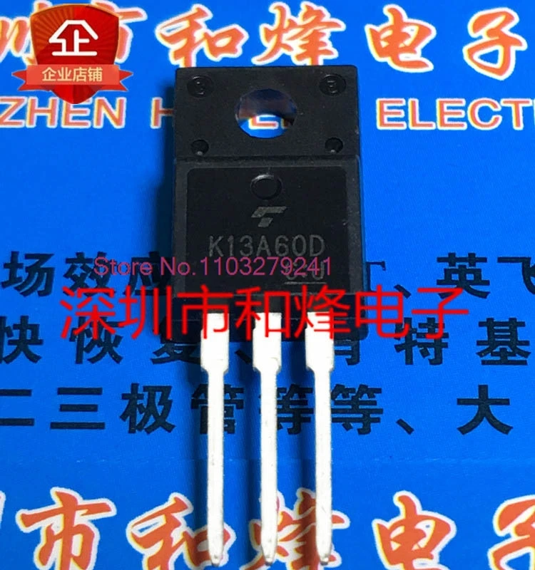 

（5PCS/LOT）K13A60D TK13A60D TO-220F MOS 600V 13A